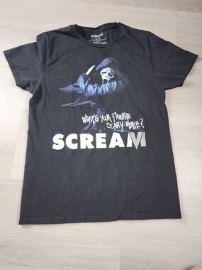 Scream Graphic Tee - Black